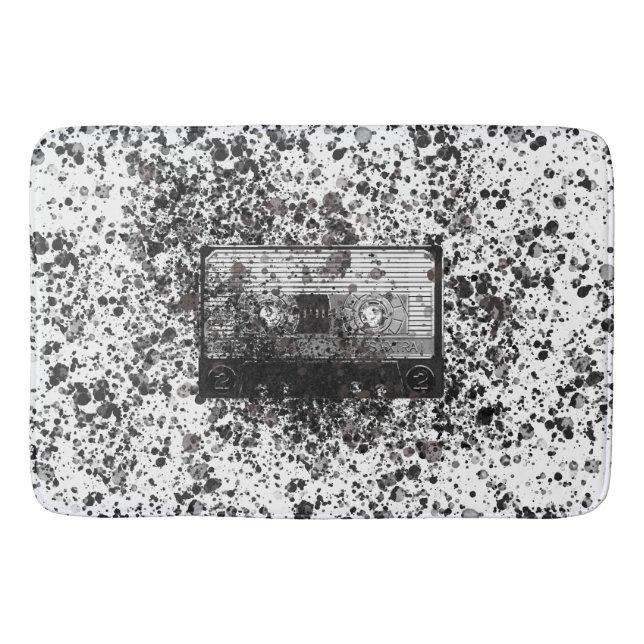 Tapis De Bain Cassette audio rétro (Devant)