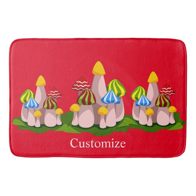 Tapis De Bain Cathédrale des champignons magiques Thunder_Cove (Devant)