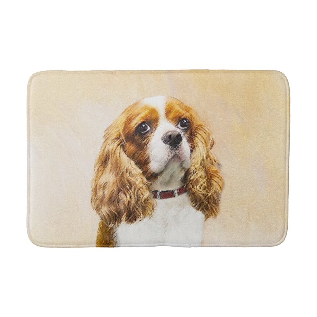 Tapis De Bain Cavalier King Charles Spaniel Peinture originale (Devant)