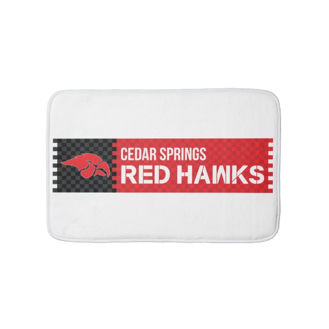 Tapis De Bain Cedar Springs Red Hawks (Devant)