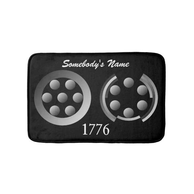 Tapis De Bain Centesimal 1776 par Kenneth Yoncich (Devant)