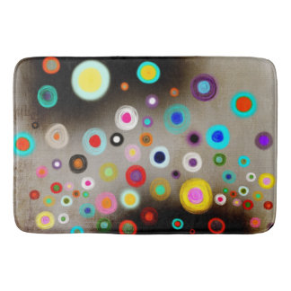 TAPIS DE BAIN CERCLES ABSTRAITS