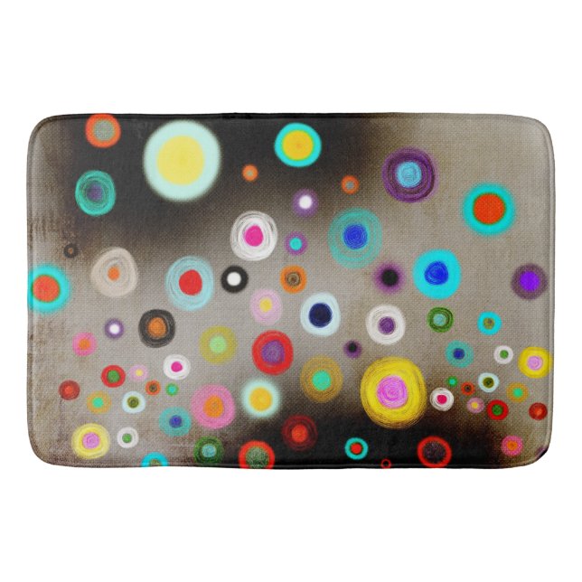 TAPIS DE BAIN CERCLES ABSTRAITS (Devant)
