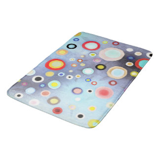 TAPIS DE BAIN CERCLES ABSTRAITS