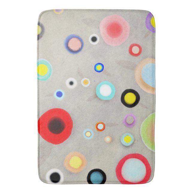 TAPIS DE BAIN CERCLES ABSTRAITS (devant Vertical)