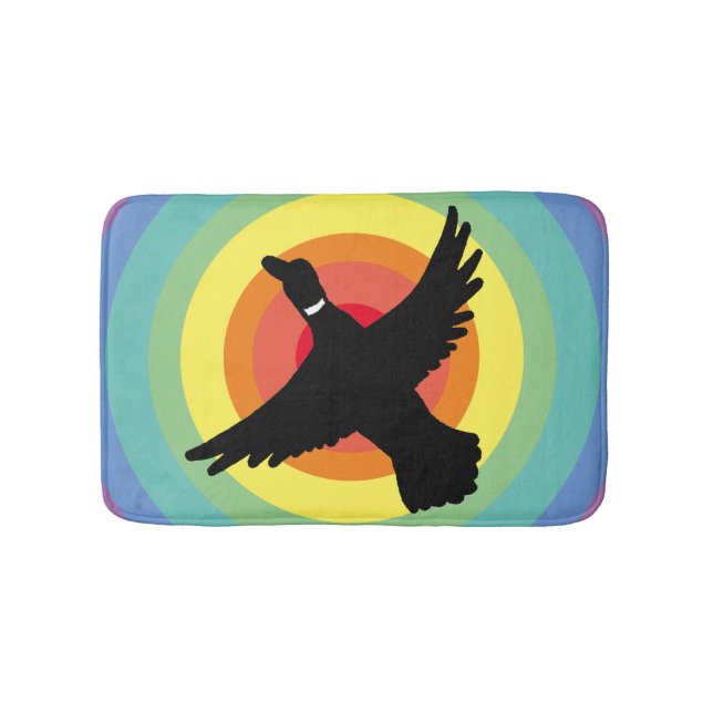 Tapis De Bain Cercles Arc-en-ciel super (Devant)