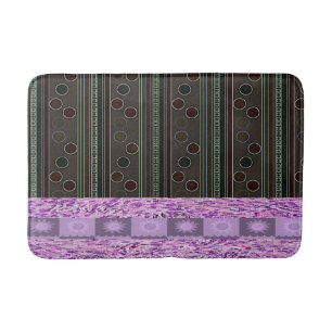 Tapis De Bain cercles de pokadot coloré salle de bain