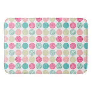 Tapis De Bain Cercles décoratifs - Couleurs 01