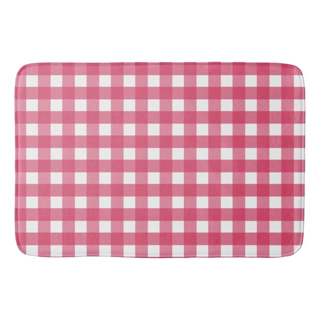 Tapis De Bain Cerise en vichy (Devant)