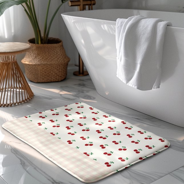 Tapis De Bain Cerises (Créateur téléchargé)