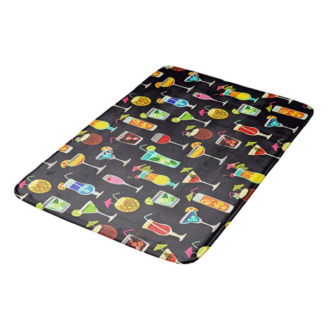 Tapis De Bain C'est des cocktails 5 heures quelque part (Angle)