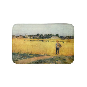 Tapis De Bain Champ de céréales (par Berthe Morisot)