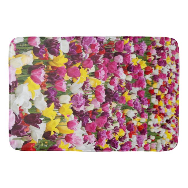 Tapis De Bain champ plein de tulipes (Devant)