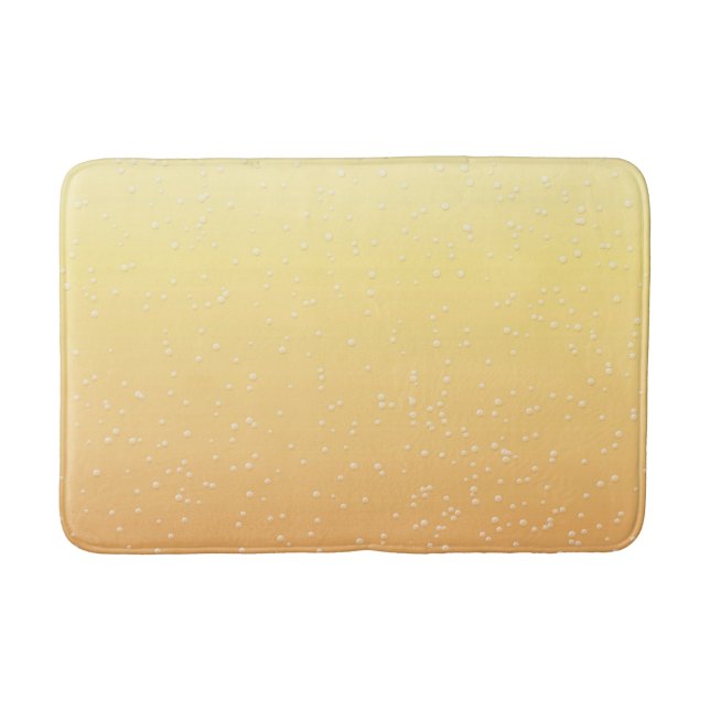 Tapis De Bain Champagne avec de minuscules bulles (Devant)