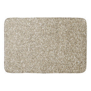 Tapis De Bain Champagne Gold Glitzy Parties scintillant