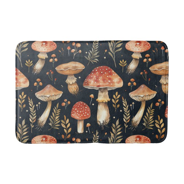 Tapis De Bain Champignons de la Forêt Magique (Devant)