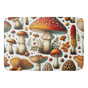 Tapis De Bain Champignons Sauvages Fantaisistes
