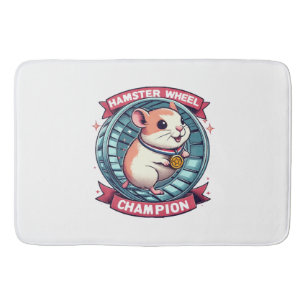 Tapis De Bain Champion de roue de hamster