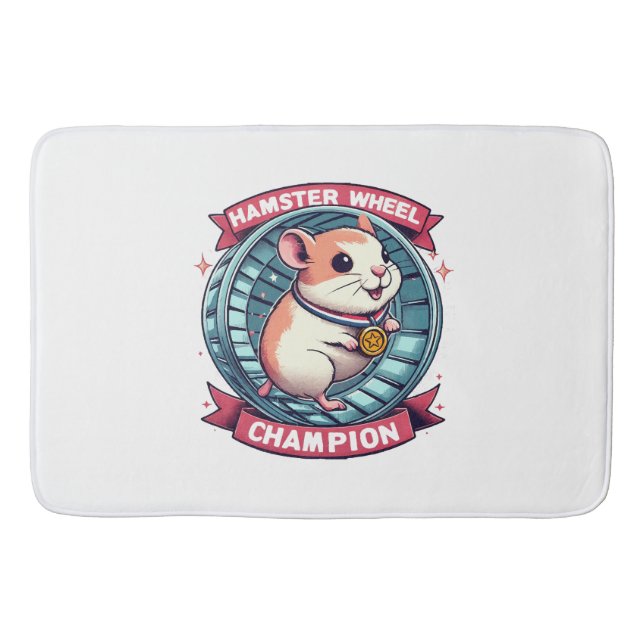 Tapis De Bain Champion de roue de hamster (Devant)