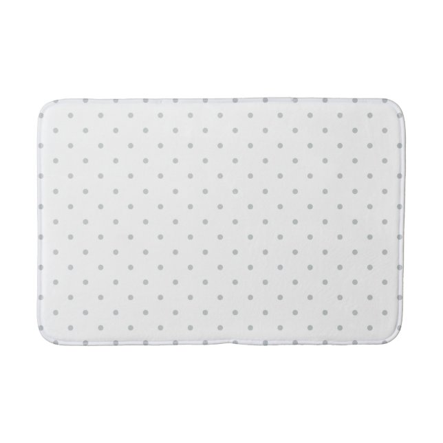 Tapis De Bain Changez le pois gris n'importe quelle (Devant)