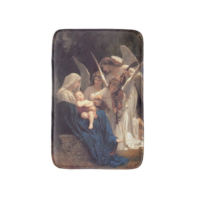 Tapis De Bain Chanson des Anges (Art Vintage) (Devant (Vertical))