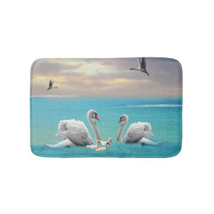 Tapis De Bain Chanson Du Cygne Blanc,