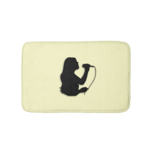 Tapis De Bain Chanteuse Jaune