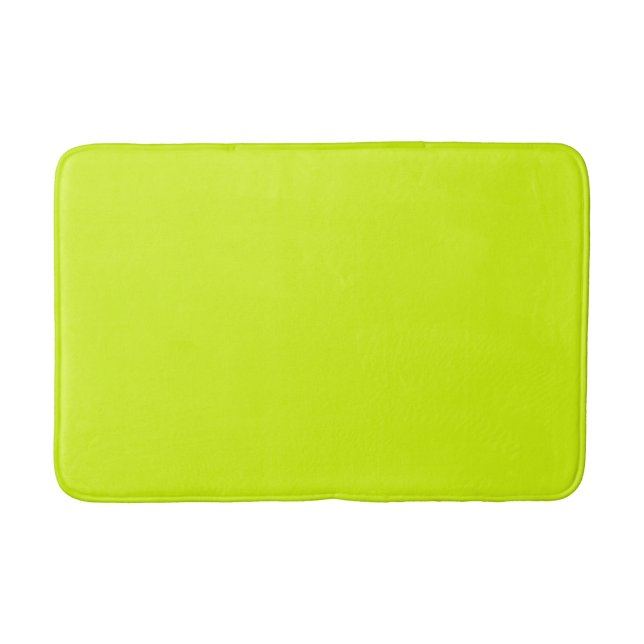 Tapis De Bain  Chartreuse Jaune (couleur unie)  (Devant)