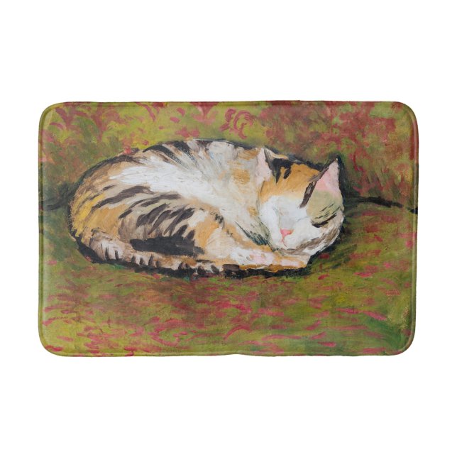 Tapis De Bain Chat, Août Macke Bath Mat (Devant)