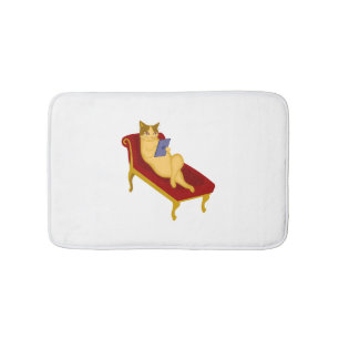 Tapis De Bain Chat avec clipart de gadget