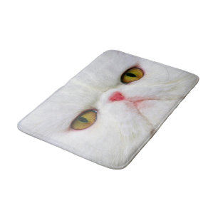 Tapis De Bain Chat blanc