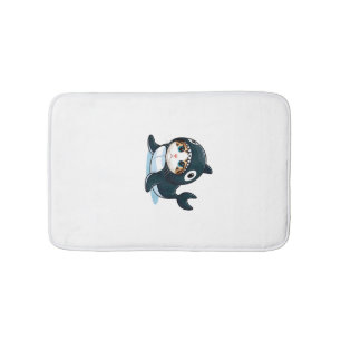 Tapis De Bain Chat en costume d'orque débardeur