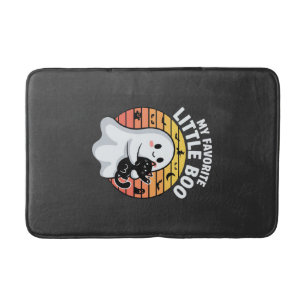Tapis De Bain Chat fantôme d'Halloween Little Boo