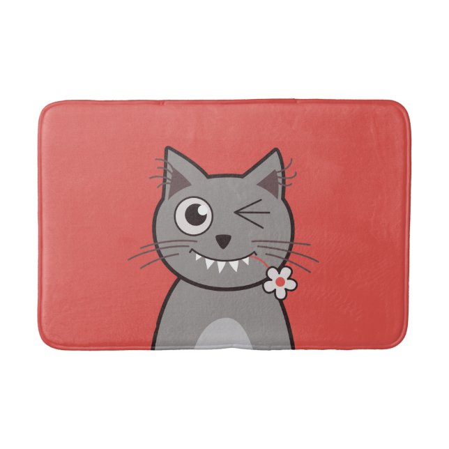 Tapis De Bain Chat Kawaii Kitty Kids (Devant)