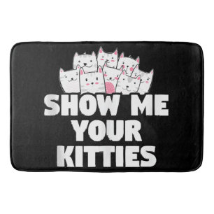 Tapis De Bain Chat Montre-moi tes chatons