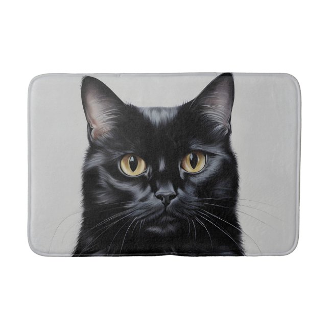 Tapis De Bain Chat noir (Devant)
