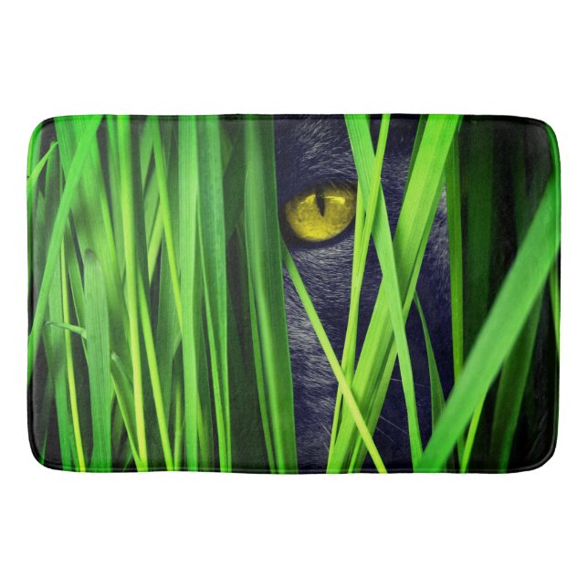 Tapis De Bain Chat noir (Devant)