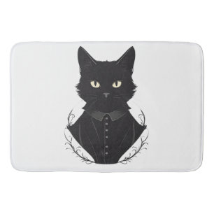 Tapis De Bain Chat noir enchanté de Salem
