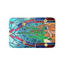 Château vert de magicien d'Oz Stainglass