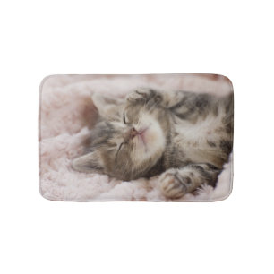 Tapis De Bain Chaton somnolent