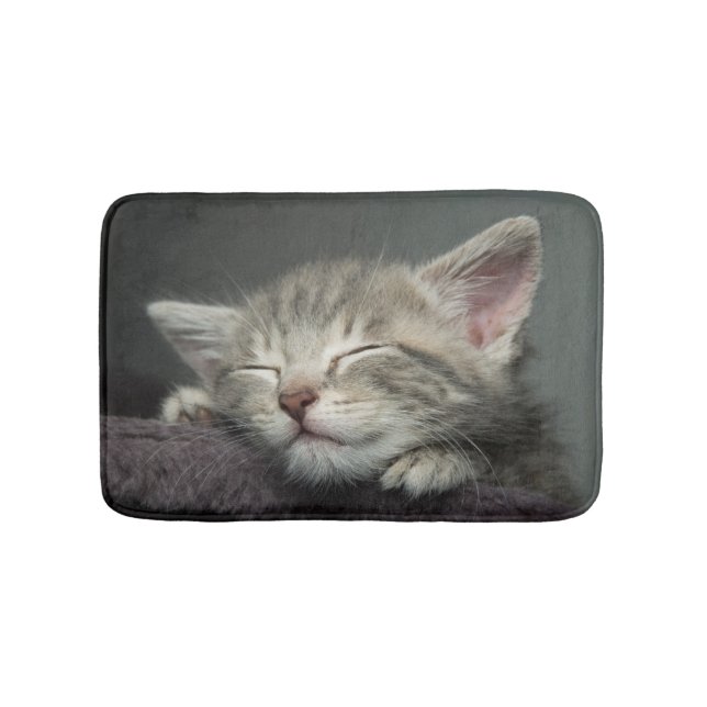 Tapis De Bain Chaton somnolent (Devant)