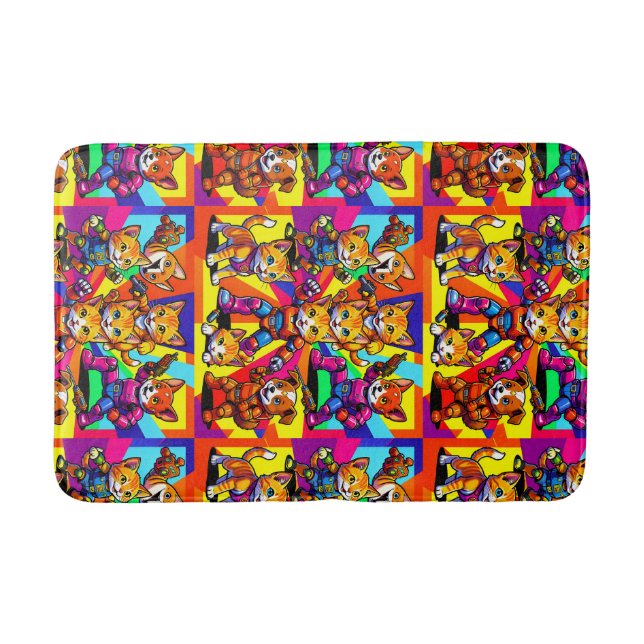 Tapis De Bain Chatons - Chiots (Devant)