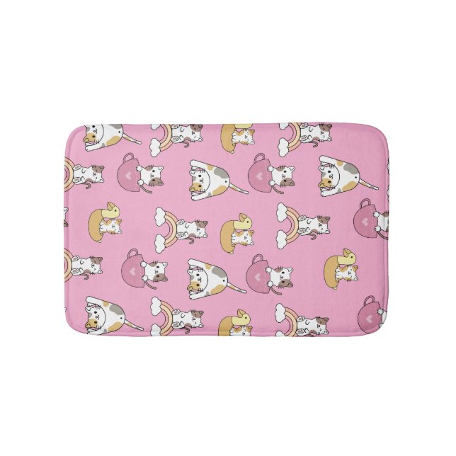 Tapis De Bain Chats Adorables (Devant)