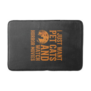 Tapis De Bain Chats de compagnie Films d'horreur Conception d'Ha