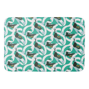 Tapis De Bain Chats en papier de toilette fou