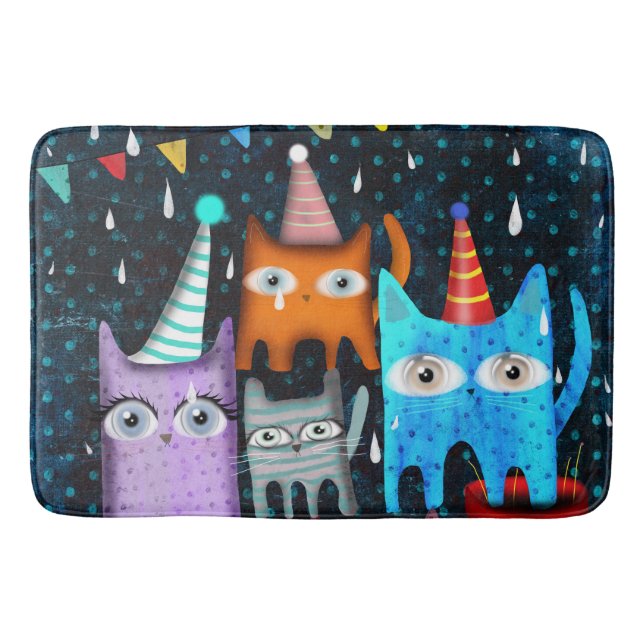 Tapis De Bain Chats et chats (Devant)