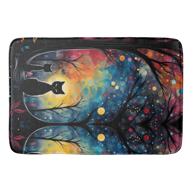 Tapis De Bain Chats noirs (Devant)