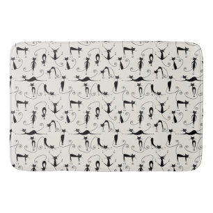 Tapis De Bain Chats noirs Kooky