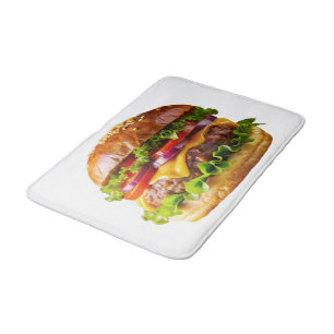 Tapis De Bain ChaussureHabille hamburger empilé thic