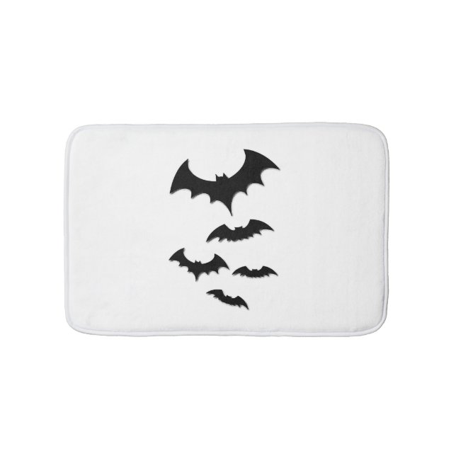 Tapis De Bain chauve-souris halloween (Devant)
